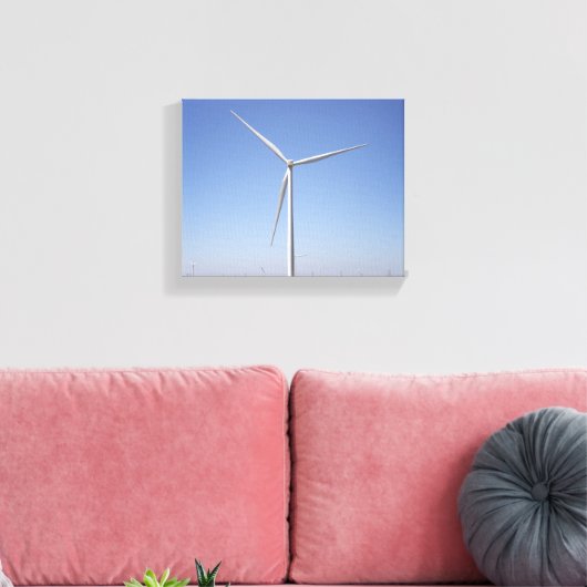 Toile Turbine éolienne dans un terrain rural de l'Oklaho (Insitu(Salon))