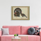 Toile Turkeys Standard Bronze Portrait (Insitu(Salon))