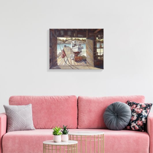 Toile "Turne Shed at Dawn" de Charlie Rapsky (Insitu(Salon))