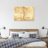 Toile Turquie, Empire ottomanCarte panoramiqueTurquie (Insitu(Chambre))