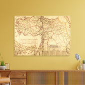 Toile Turquie, Empire ottomanCarte panoramiqueTurquie (Insitu(Salon))