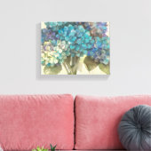 Toile Turquoise hydrangea (Insitu(Salon))