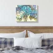 Toile Turquoise hydrangea (Insitu(Chambre))