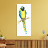 Toile Turquoise Macaw (Insitu(Salon))