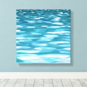 Toile Turquoise shimmer (Insitu (Plancher de Bois))