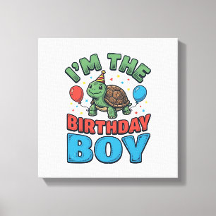 Toile Turtle Garçon d'anniversaire Création de chemise d