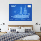 Toile Turtle Ship Geobukseon - Plan d'expédition ABD (Insitu(Chambre))