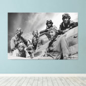 Toile Tuskegee Airmen 1942 (Insitu (Plancher de Bois))