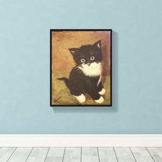 Toile Tuxedo Kitten (Insitu (Plancher de Bois))