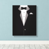 Toile Tuxedo Suit Art Canvas Imprimer (Insitu (Plancher de Bois))