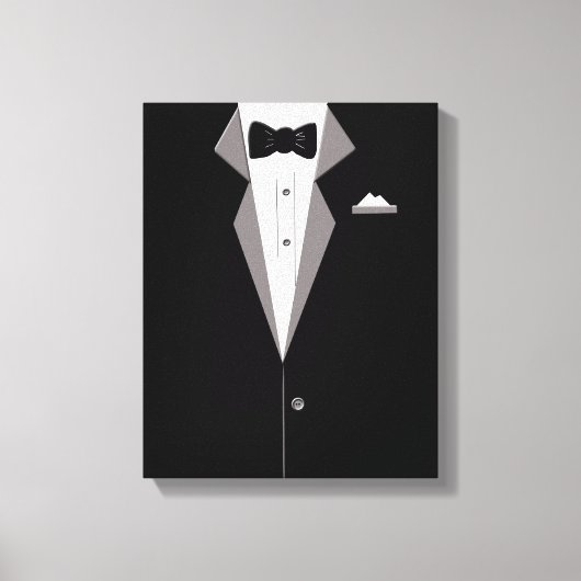 Toile Tuxedo Suit Art Canvas Imprimer (Recto)