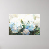 *~* TV2 Bleu rose Hydrangea Canvas Imprimer