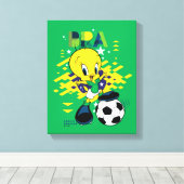 Toile TWEETY™ Team Brazil Soccer Graphic (Insitu (Plancher de Bois))