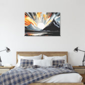 Toile Twilight Abstrait (Insitu(Chambre))