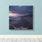 Toile Twilight en bord de mer (Insitu (Plancher de Bois))