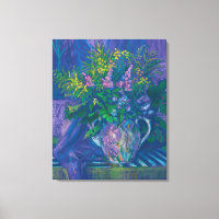 Twilight & Goldenrod Fleur sauvage Pastel Peinture