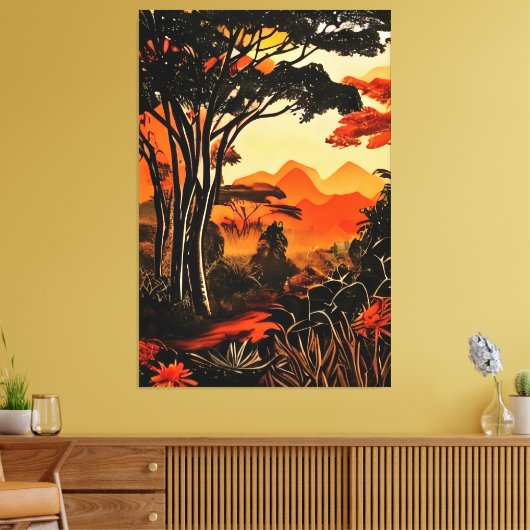 Toile Twilight Tropical (Insitu(Salon))