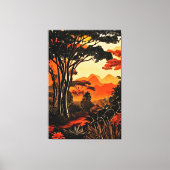 Toile Twilight Tropical (Recto)