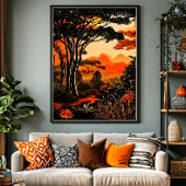 Toile Twilight Tropical