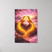 Toile Twin Phoenixes of Eternal Light (Recto)