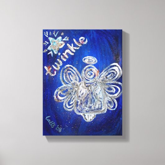 Toile Twinkle Guardian Angel Art enveloppé peinture en t (Recto)