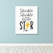 Toile Twinkle Twinkle Little Star Doodle (Insitu (Plancher de Bois))