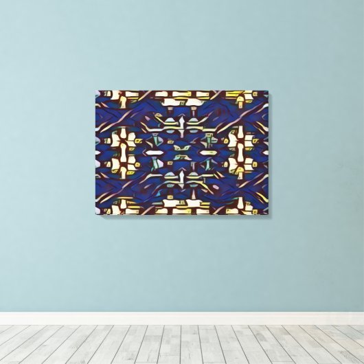 Toile Twirl Et Woad (Insitu (Plancher de Bois))