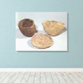 Toile Two baskets and a cover (Insitu (Plancher de Bois))
