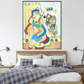 Toile "Two Figures : O and Ru" par Ruchell Alexander (Insitu(Chambre))