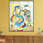Toile "Two Figures : O and Ru" par Ruchell Alexander (Insitu(Salon))