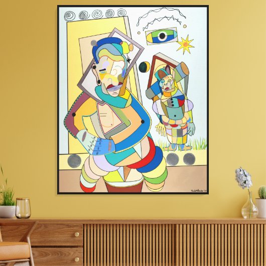 Toile "Two Figures : O and Ru" par Ruchell Alexander (Insitu(Salon))