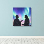 Toile Two Teachers, One Silence (Insitu (Plancher de Bois))