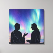 Toile Two Teachers, One Silence (Recto)