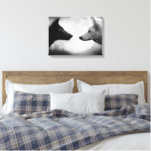 Toile Two wolves facing each other (Insitu(Chambre))