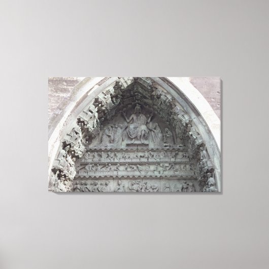 Toile Tympanum du portail gauche (Recto)