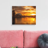 Toile Tyne de la rivière au coucher du soleil (Insitu(Salon))