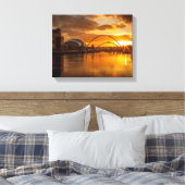 Toile Tyne de la rivière au coucher du soleil (Insitu(Chambre))