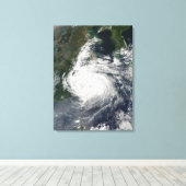 Toile Typhon Sinlaku (Insitu (Plancher de Bois))