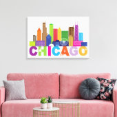 Toile Typographe de Chicago (Insitu(Salon))
