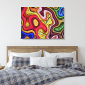 Toile Typographie Abstraite bizarre (Insitu(Chambre))