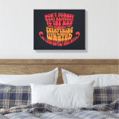 Toile Typographie Casquette de Willy Wonka (Insitu(Chambre))