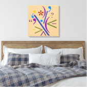 Toile Typographie (composition Abstraite) (Insitu(Chambre))