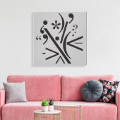 Toile Typographie (composition Abstraite) (Insitu(Salon))