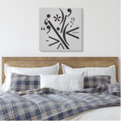 Toile Typographie (composition Abstraite) (Insitu(Chambre))