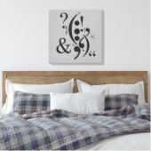 Toile Typographie (composition Abstraite) (Insitu(Chambre))