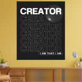 Toile Typographie d'affirmation du créateur (Insitu(Salon))