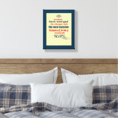 Toile Typographie de devis inspirante (Insitu(Chambre))