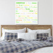 Toile Typographie de Noël (Insitu(Chambre))