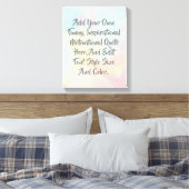 Toile Typographie moderne personnalisée (Insitu(Chambre))