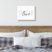 Toile Typographie moderne, simple, cool de l'amour répan (Insitu(Chambre))
